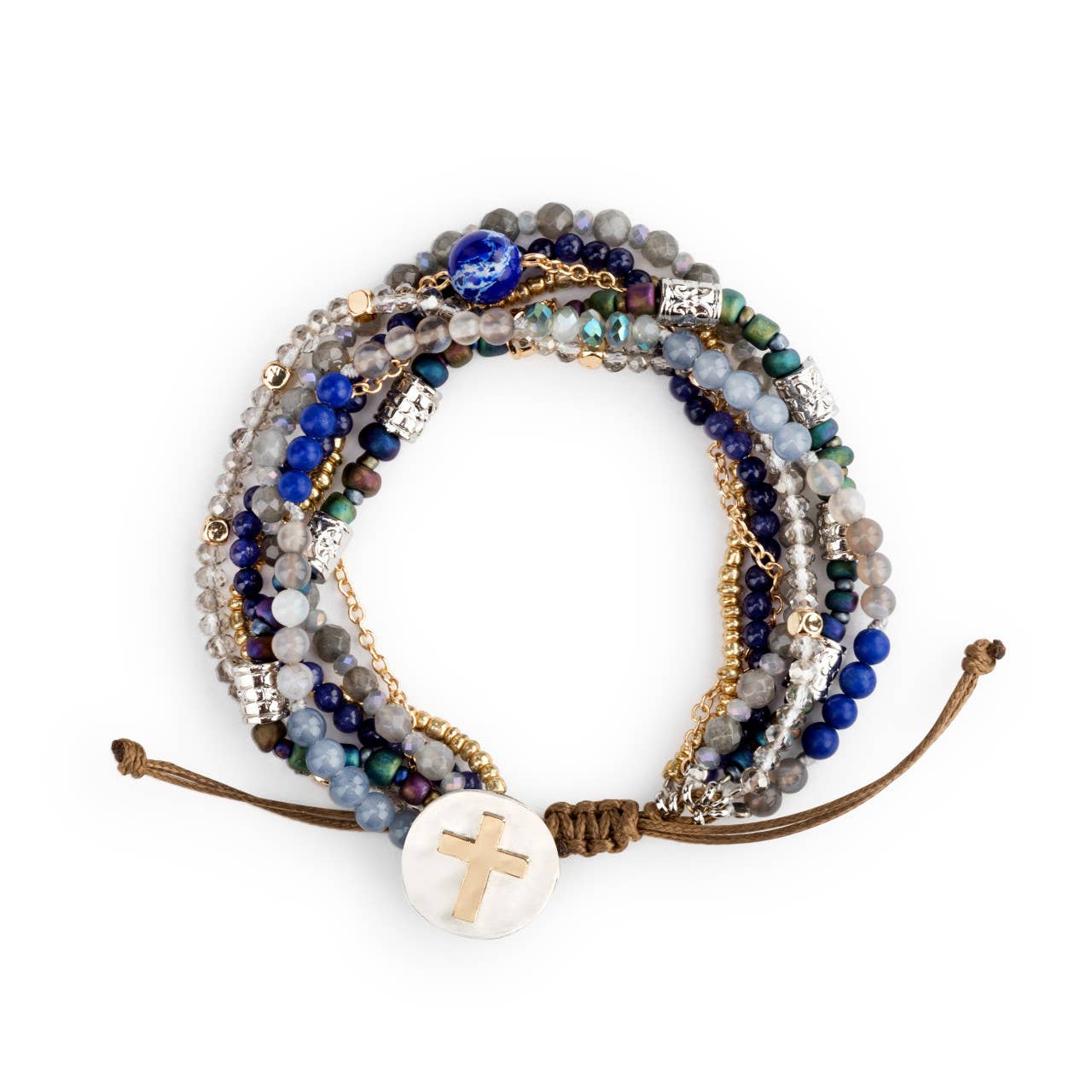 Indigo Your Journey Prayer Bracelet