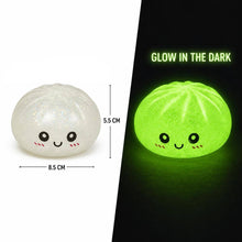Glow In The Dark Dumpling Squishy Stress Toy