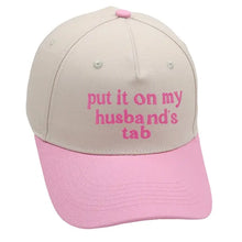 Husband's Tab Baseball Hat