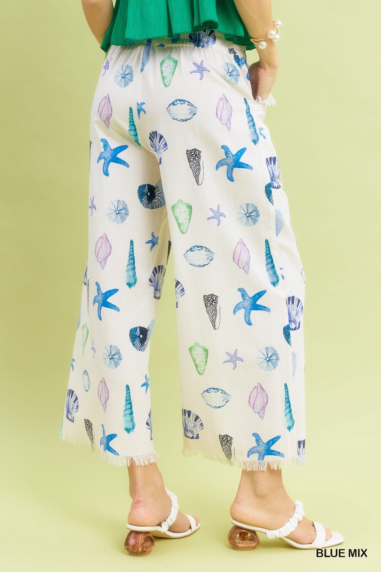 Seashell Summer Pants in Blue (REG)