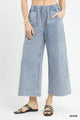 Stone Washed Striped Pants in Denim (REG)