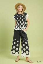 Hexagon Scallop Pants in Black (REG)