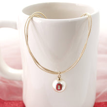 OSU 3 Strand Pearl Necklace