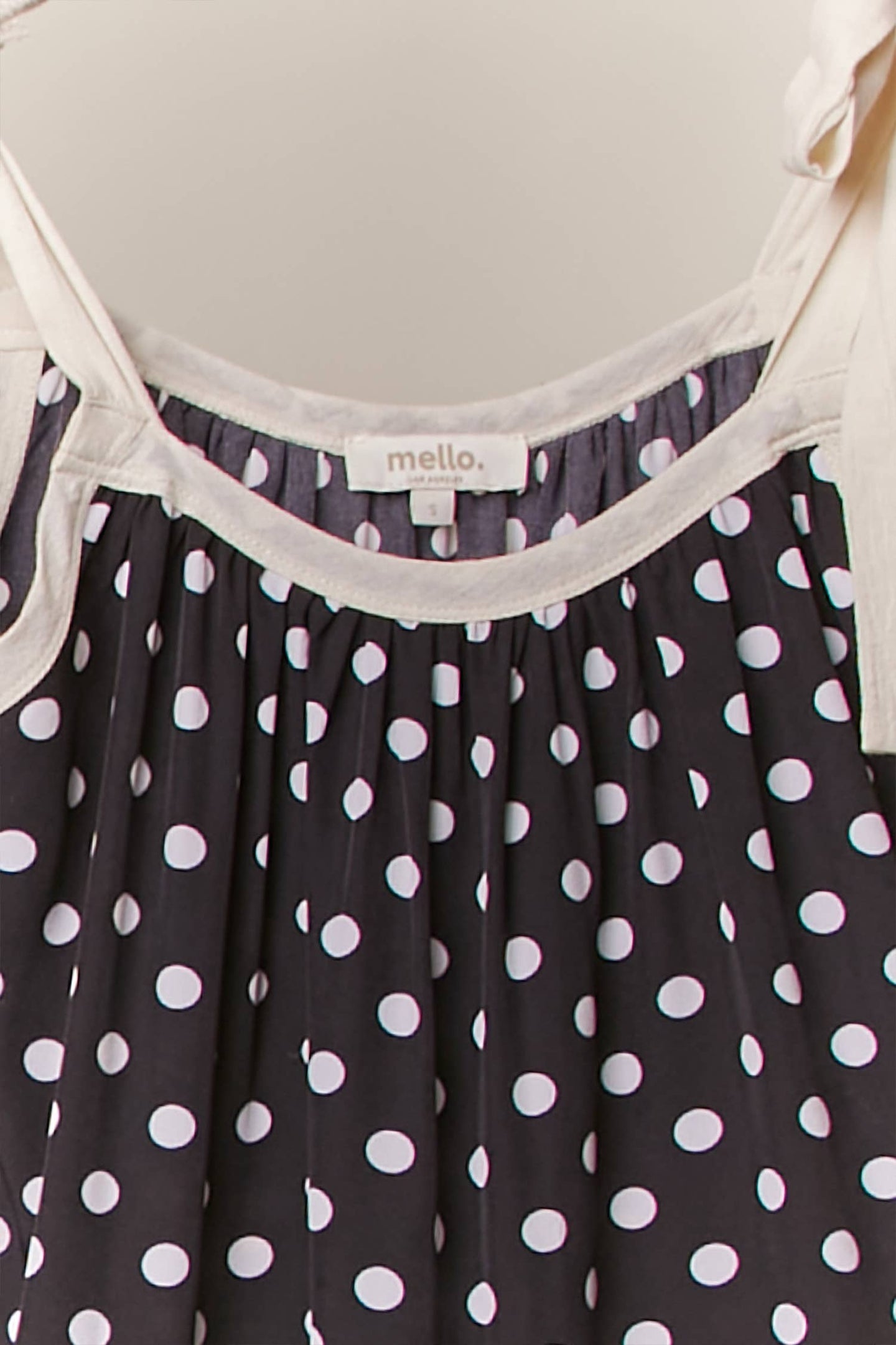 Layered Polka Dot Tunic Top (REG)
