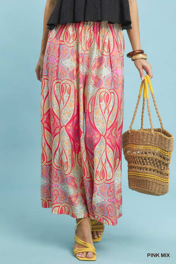 Groovy Print Pants in Pink (REG)