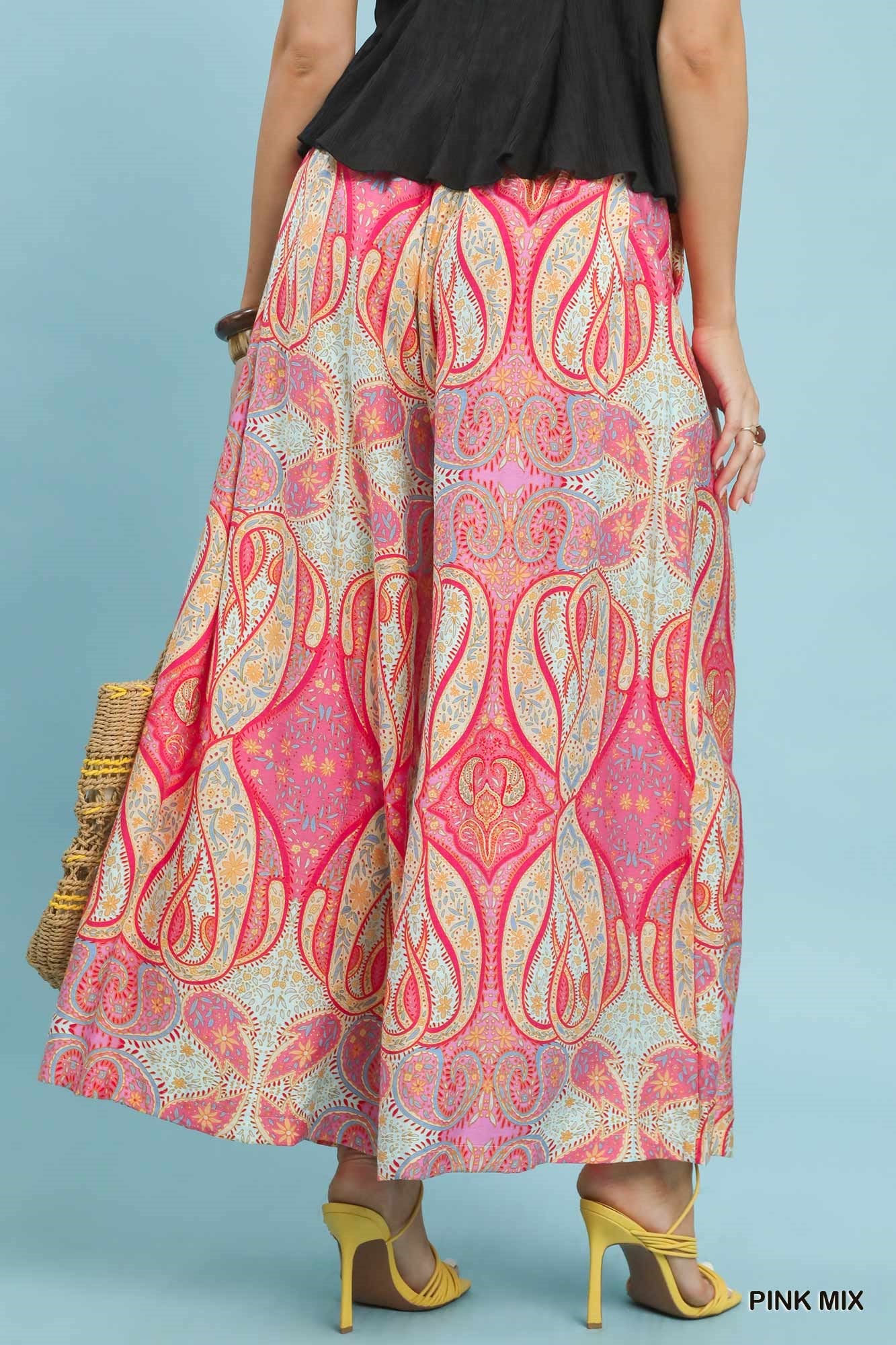 Groovy Print Pants in Pink (REG)