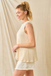 Textured Yoke Top (REG)