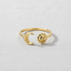 Sun and Moon Open Ring