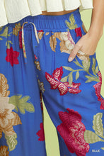 Darlene Floral Pants in Blue (REG)