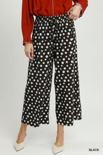 Drawstring Polka Dot Pants in Black (REG)