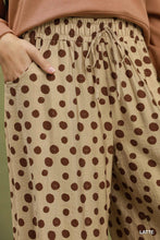 Drawstring Polka Dot Pants in Latte (REG)