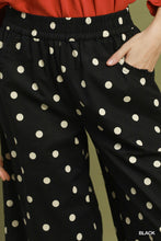 Linen Polka Dot Pants in Black (REG)