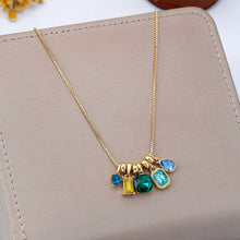 Crystal Cluster Charm Necklace