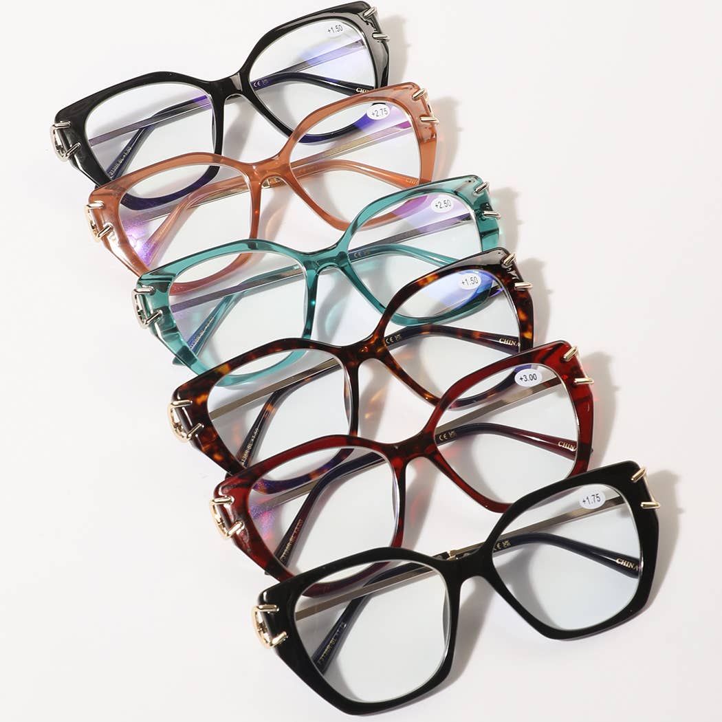 Decorative Blue Light Reading Glasses