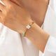 Floral Multi Gem Bracelet