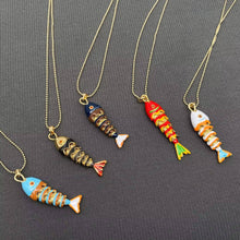 Vibrant Summer Fish Necklace