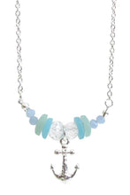 Anchor Seaglass Necklace