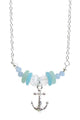 Anchor Seaglass Necklace