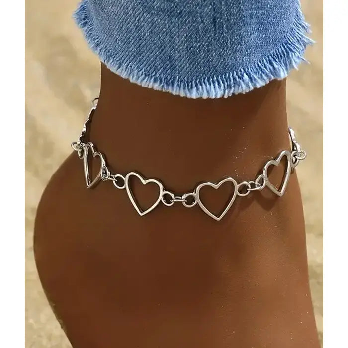 All Around Heart Anklet