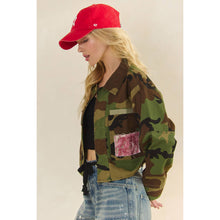Floral Back Camo Jacket (REG)