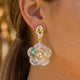 Iridescent Flower Earrings