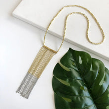 Silver and Gold Ombre Necklace