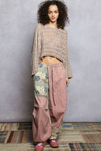 Cable Twist Crop Sweater in Caramel Almond (REG)