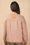 Ava Knit Top in Mocha (PLUS)