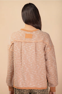 Ava Knit Top in Mocha (PLUS)