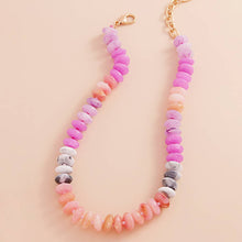 Ombre Resin Beaded Necklace