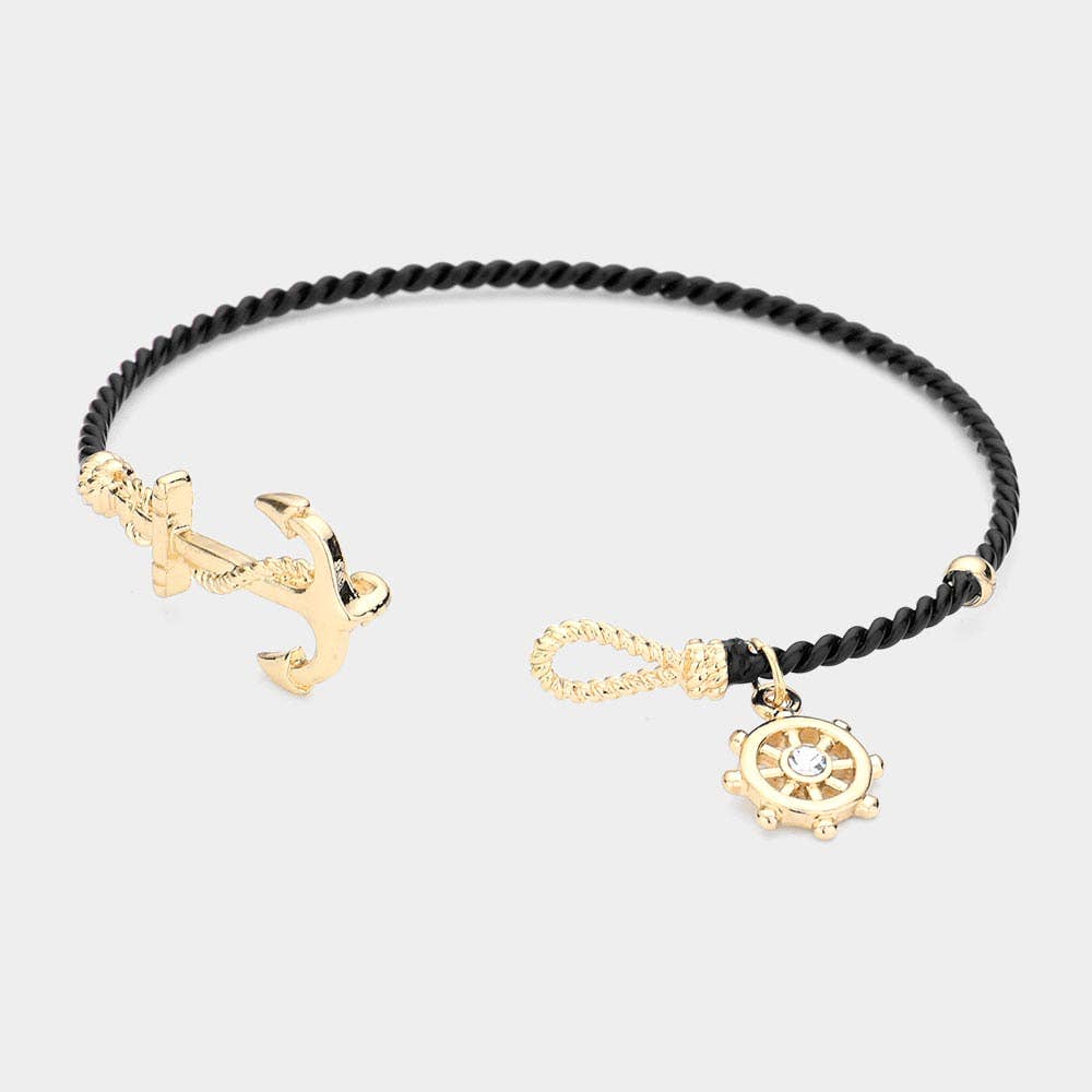 Nautical Anchor Hook Bracelet