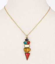 Mixed Stone Ethnic Necklace