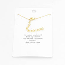 CZ Cross Anklet