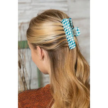 Acrylic Checker Claw Clip