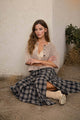 Marled Taupe Short Sleeve Cardigan (REG)
