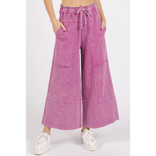 Mineral Wash Terry Pants in Faded Plum (REG)