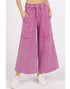 Mineral Wash Terry Pants in Faded Plum (REG)