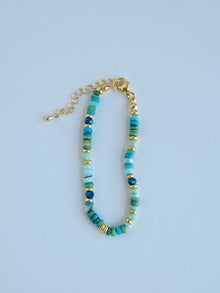 Beaded Charm Bar Bracelet