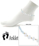 Glass Beaded Clover Anklet