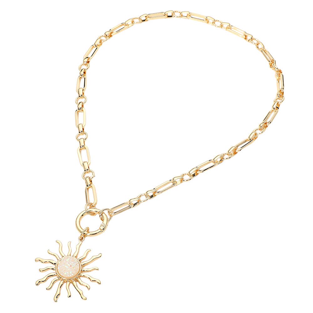 Celestial Sunburst Necklace