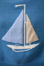Boatneck Sailboat Sweater (REG)