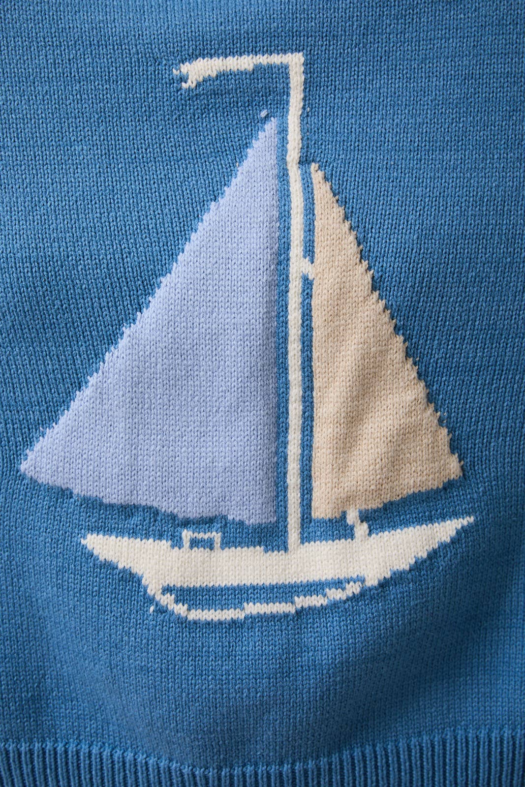 Boatneck Sailboat Sweater (REG)