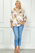 Pure Elegance Floral Top (PLUS)