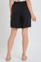 Missy Double Cuff Drawstring Shorts in Black (REG)
