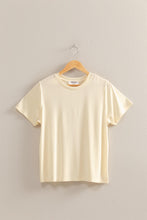 Simply Basic Round Neck Top in Whip Cream (REG)