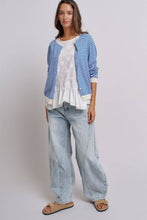 Blue Breton Striped Cardigan (REG)