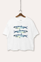 Three Sardines Boxy Crop Tee (REG)