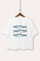 Three Sardines Boxy Crop Tee (REG)