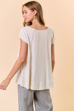 Flowing Jersey Top in Natural (REG)