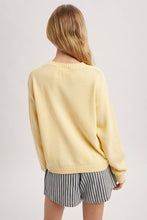 River Fish Sweater in Yellow (REG)